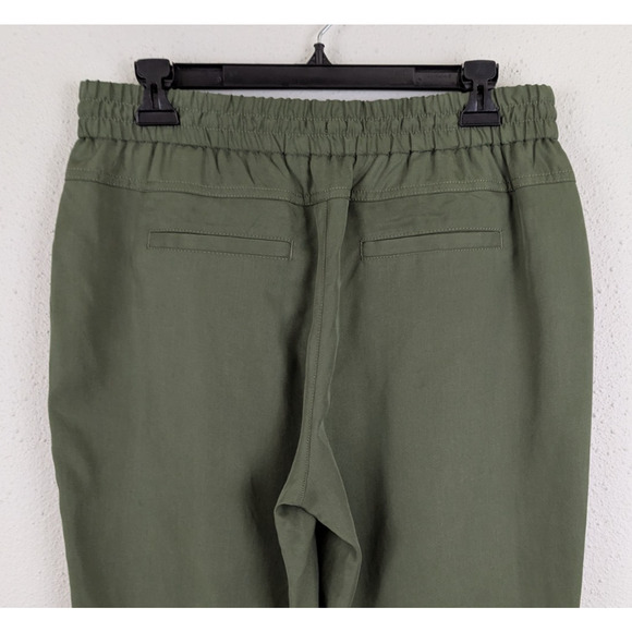 Banana Republic sz S Jogger Pants green 100% lyocell pull on women 1569 - Picture 5 of 7